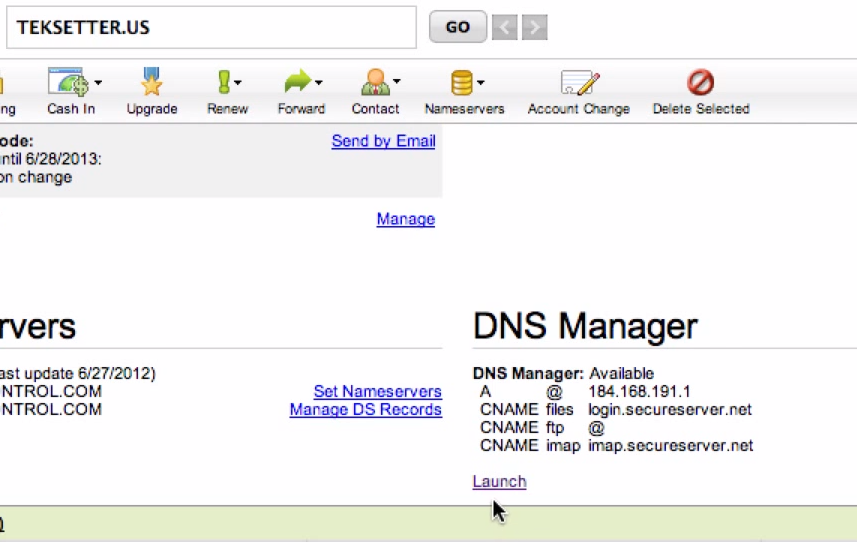 DNS Managerを起動