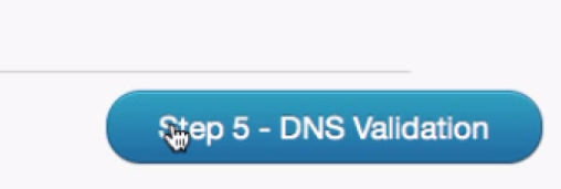 Step5 - DNS Validation をクリック