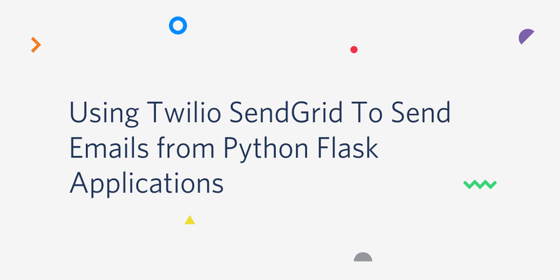 Twilio SendGridを使ってPython Flaskでメールを送る方法