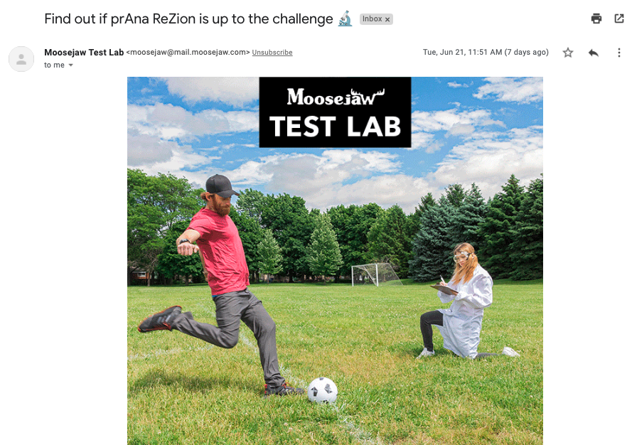 新製品の調査などには「Moosejaw Test Lab」を使っている