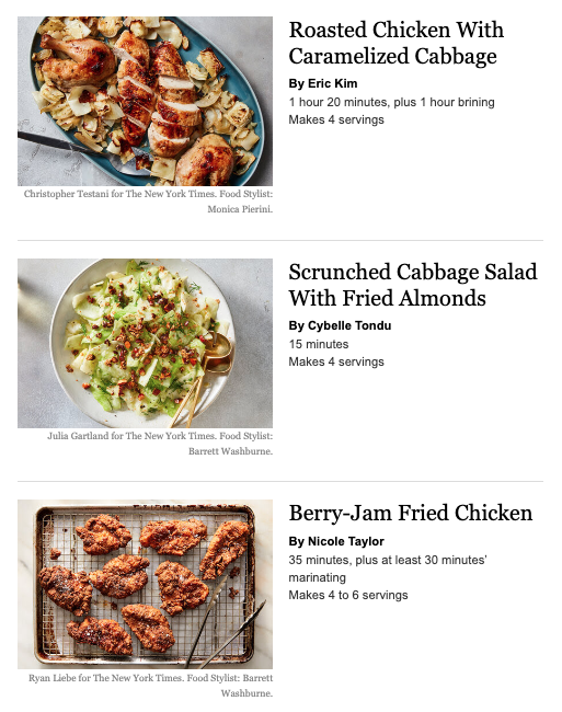2. New York Times Cooking（レシピ）(2)