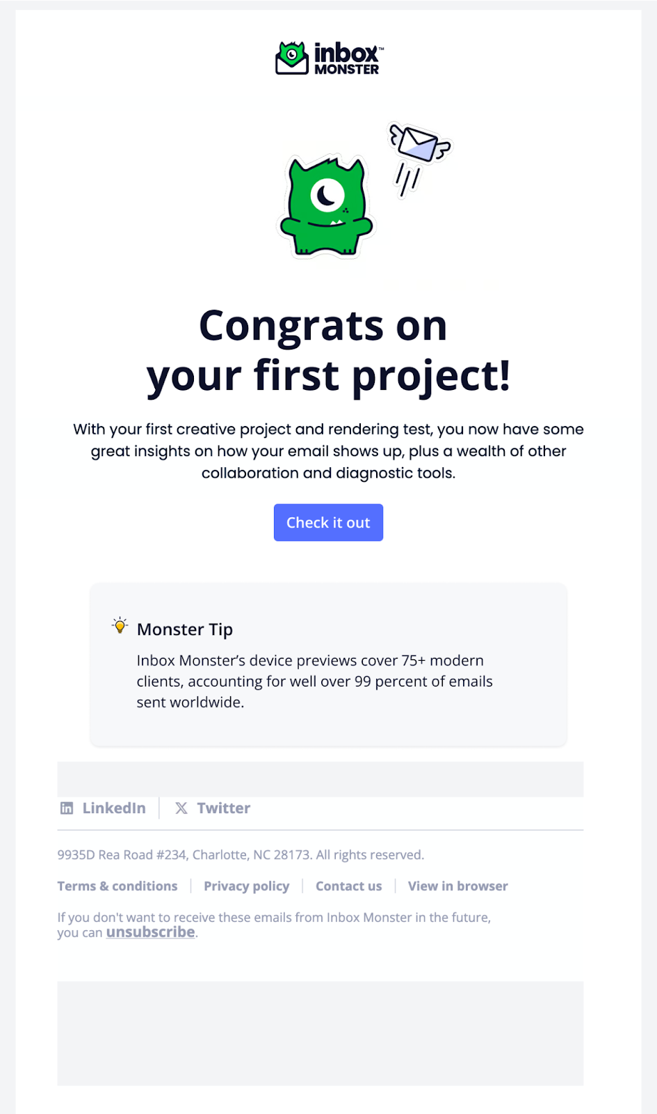 Inbox Monsterでの検証