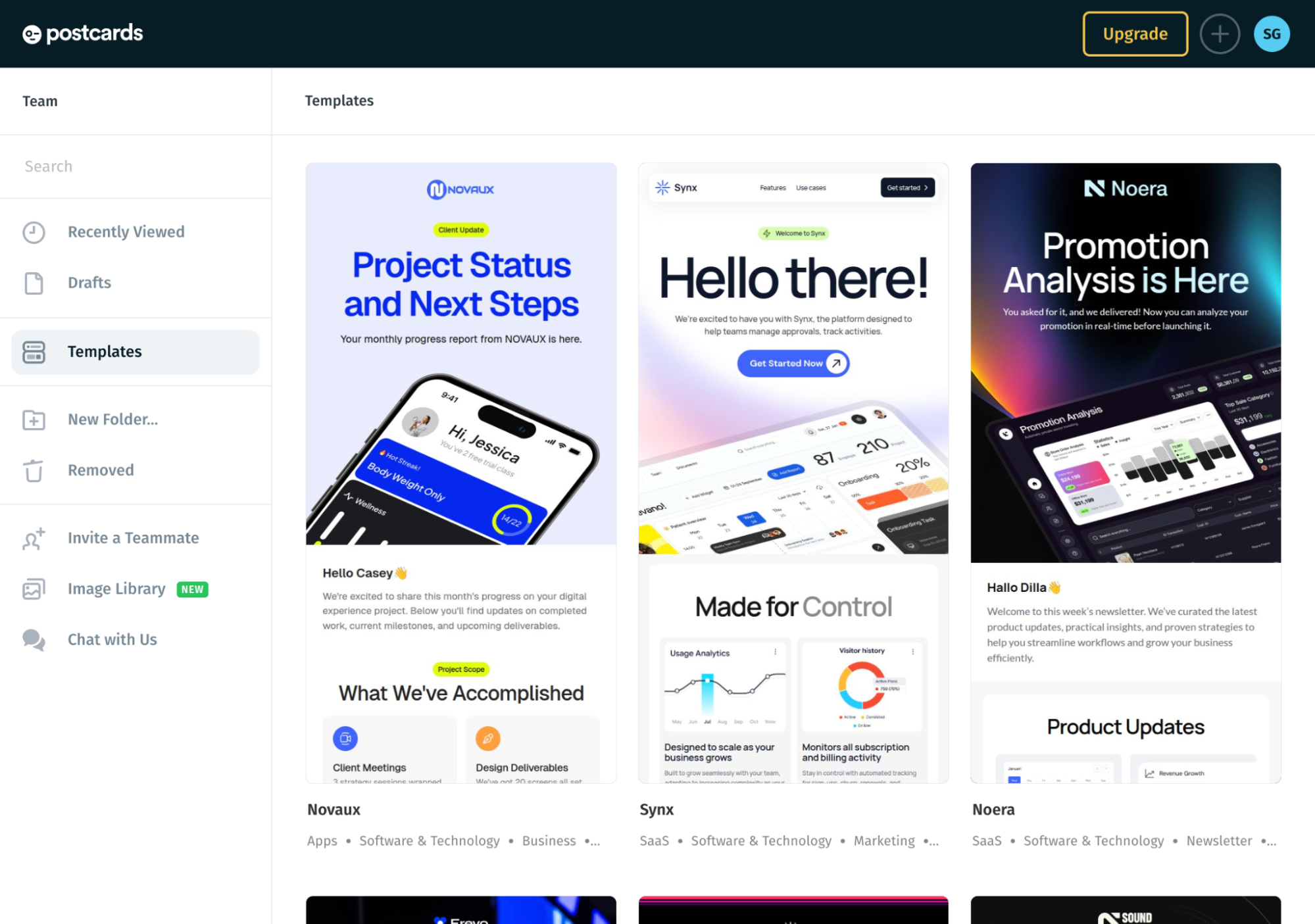 テンプレートを探す