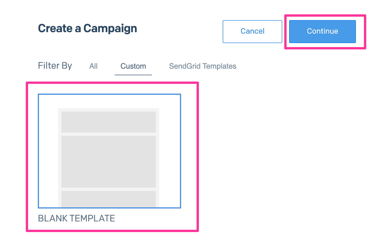 キャンペーンを作成